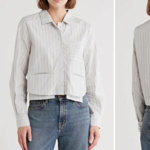 Parker The Kalen Crop Button Up Shirt